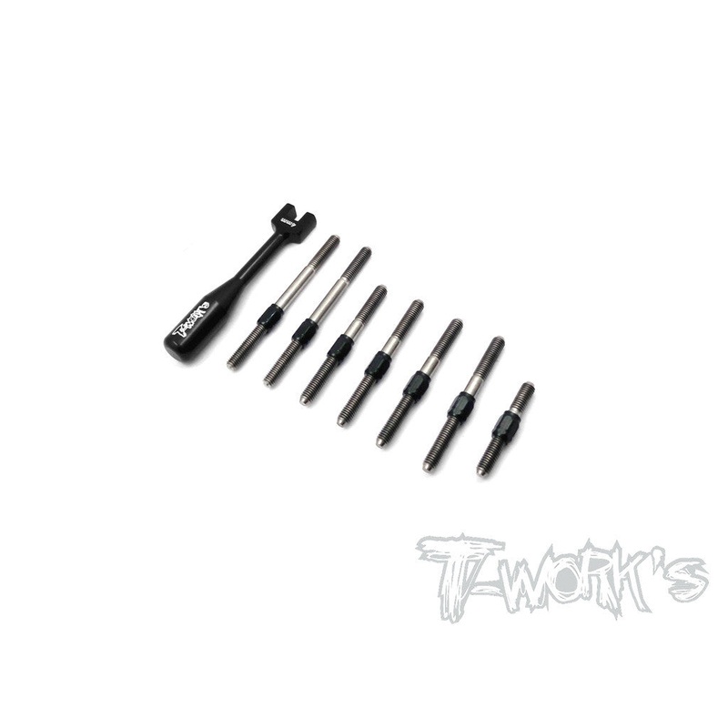 TB-108H 64 Titanium Turnbuckle Set For Schumacher Mi6