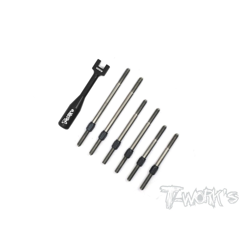 TB-114H  64 Titanium Turnbuckle Set For Schumacher Cougar KF2/KR