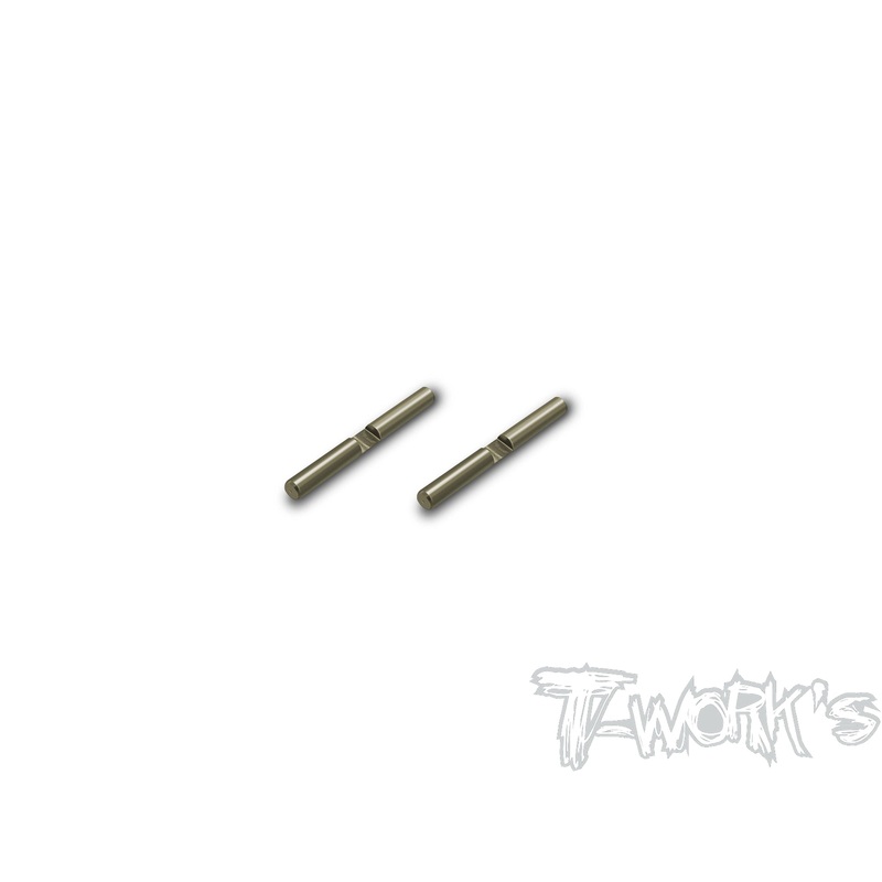 TO-258-B7-2Hard Coated 7075-T6 Alum. Diff Cross Pin  ( For Team Associated RC10 B7 ) 2pcs.