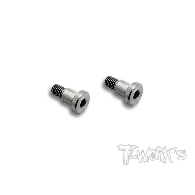 TP-045 64 Titanium King Pin Screw ( For Yokomo BD7'15 & BD7'16 & BD8/BD8'18 ) 2pcs.