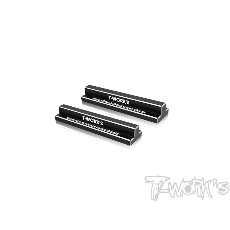 TT-129-A   10mm Chassis Droop Gauge Blocks  ( 2pcs. )