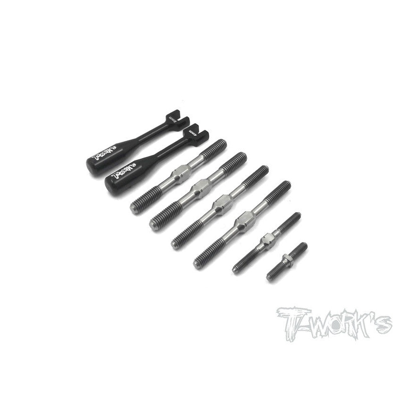 TB-109  64 Titanium Turnbuckle Set  For Xray XB8 2016