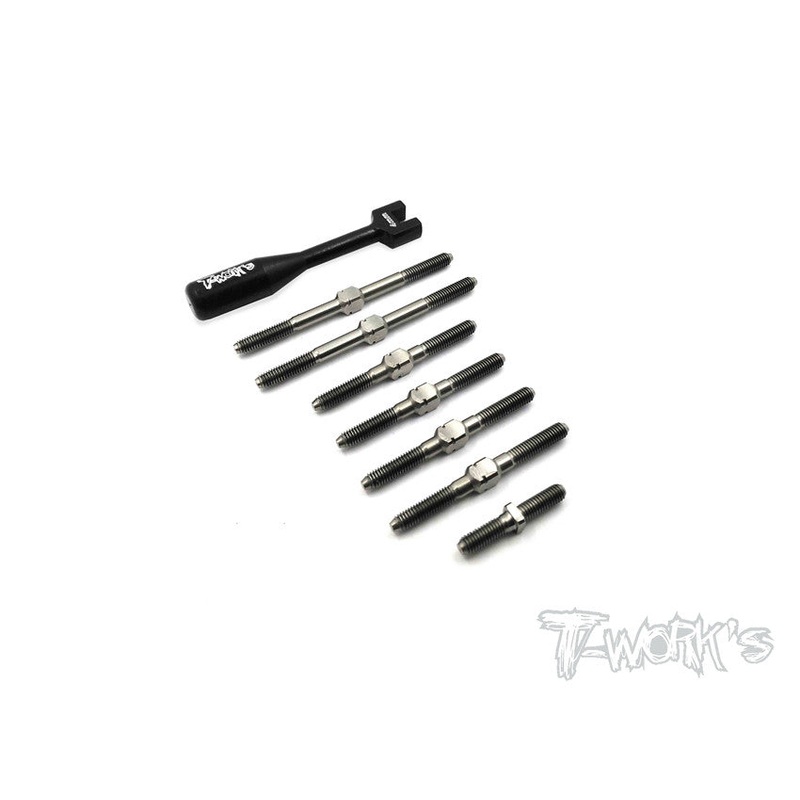 TB-110 64 Titanium Turnbuckle Set (For Team Associated TC7 / TC7.1/TC7.2)