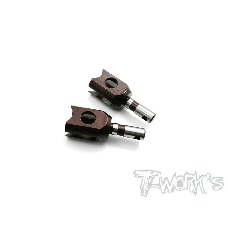 TO-195-M Spring Steel F/R Diff. Joint ( For Mugen MBX ) 2pcs.
