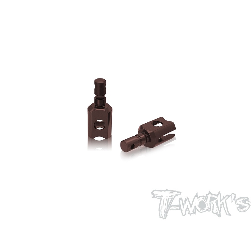 TO-196-RC8   Spring Steel Front & Center Diff. Joint 17mm ( For Team Associated RC8 B3.1/B3.2/T3.2/T3.2E ) 2pcs.