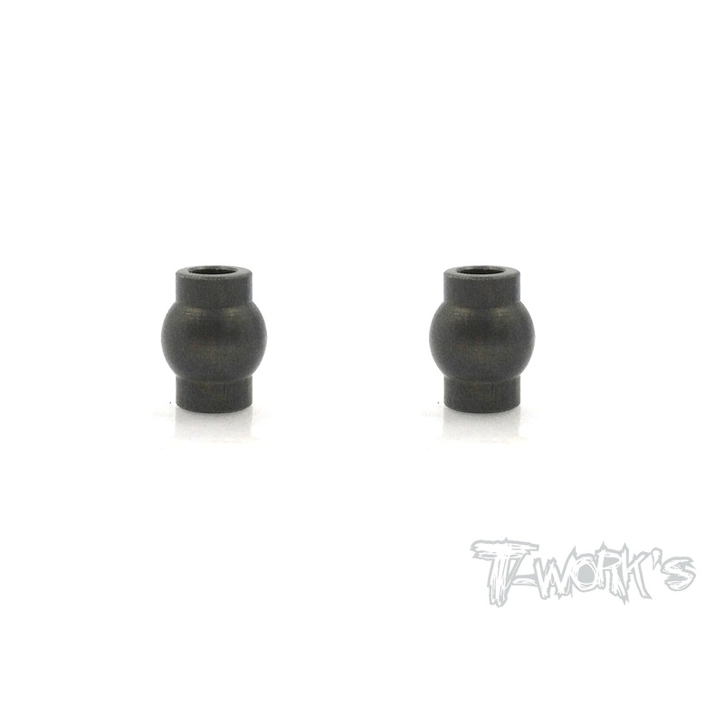 TO-199-D  7075 Hard Coated Alum.5.8mm Mounting Ball  ( For Xray XB9,XB8,XB8'16,XB8E'16,GTX'17,XB8E'17/ XB8'19/ XB8'20/XB8E'20 ) 2pcs.