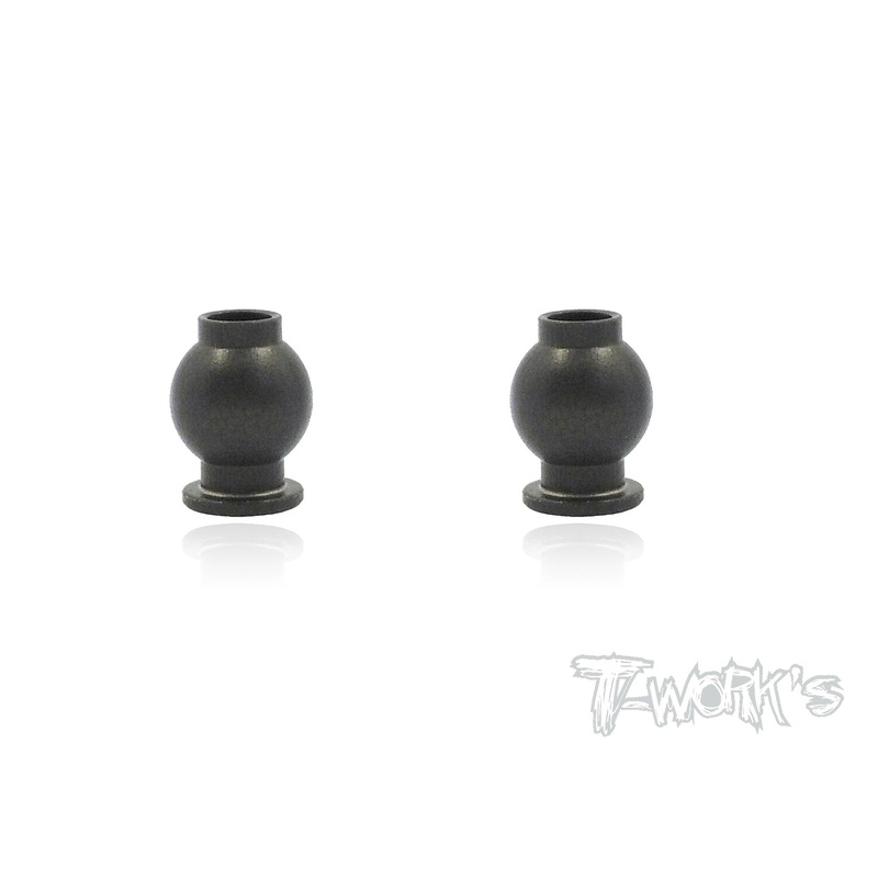 TO-199-E  7075 Hard Coated Alum.6.8mm Steering Pivot Ball  ( For Xray XB9,XB8,XB8'16,XB8E'16,GTX'17/ XB8'19 ) 2pcs.