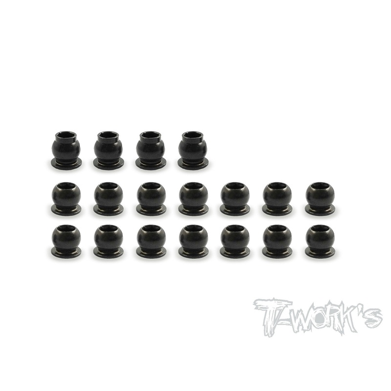 TO-237 7075-T6 Hard Coated Alum. Ball Set ( For Xray NT1 2018 ) 18pcs.