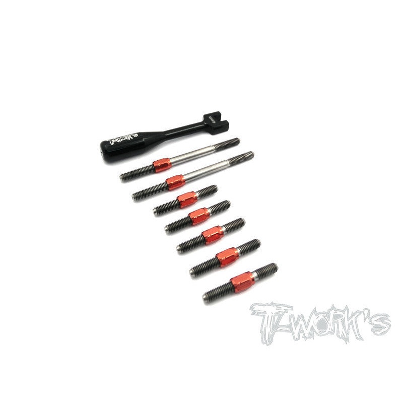 TB-087H  Hybrid Titanium Turnbuckle Set( For Serpent 748WC/TQ/E )