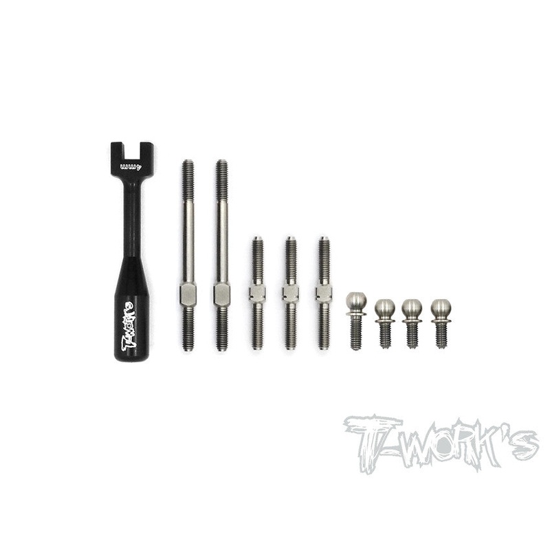 TB-115  64 Titanium Turnbuckle Set ( For Xray NT1 2016 )