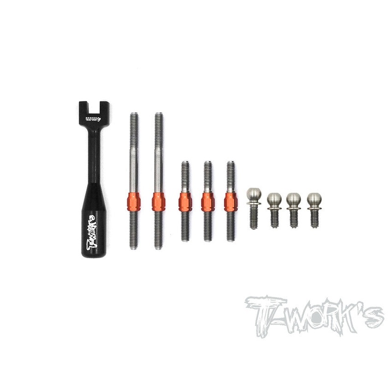 TB-115H Hybrid Titanium Turnbuckle Set  ( For Xray NT1 2016 )