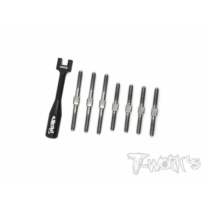 TB-121 64 Titanium Turnbuckle Set  For DESTINY RX-10S