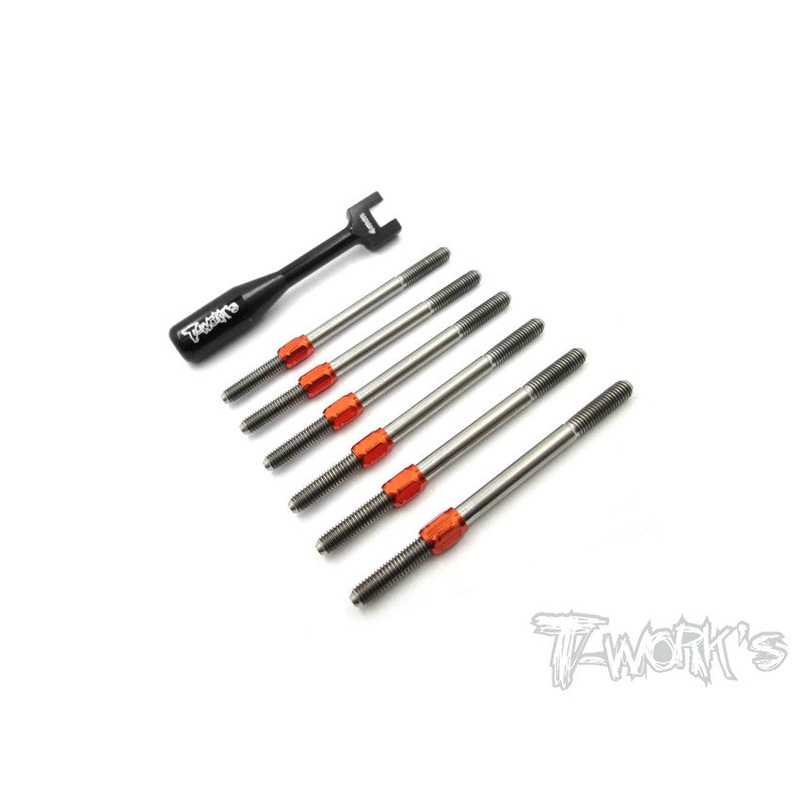 TB-124H Hybrid Titanium Turnbuckle Set  ( Xray XB2C'17/XB2C 2018 )