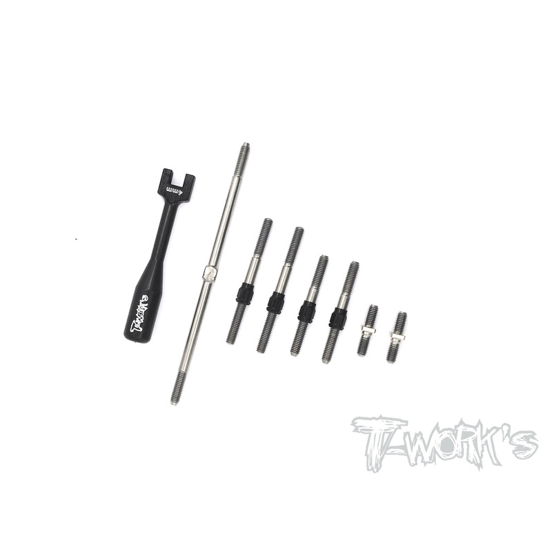 TB-127H Hybrid Titanium Turnbuckle Set For Yokomo YD-4