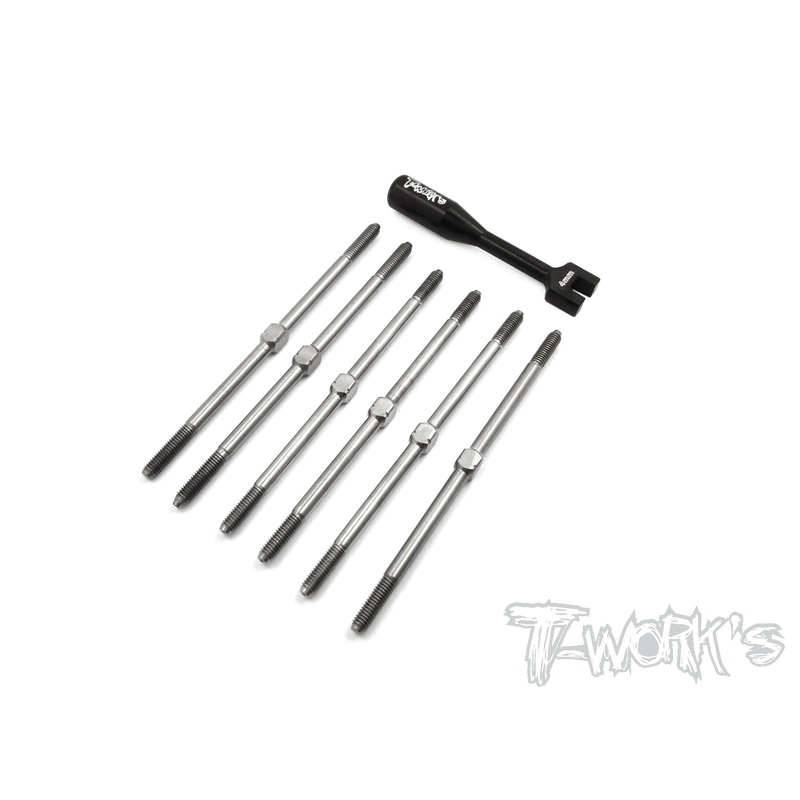 TB-128 64 Titanium Turnbuckle Set For Xray XT2