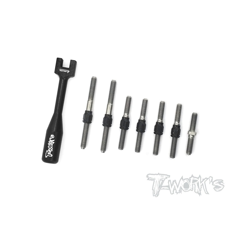 TB-129H Hybrid Titanium Turnbuckle Set For ARC R11 2017