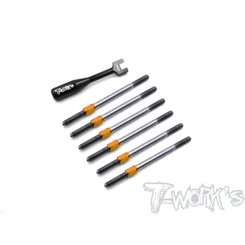 TB-173H Hybrid Titanium Turnbuckle Set  ( Xray XB2C 2019)