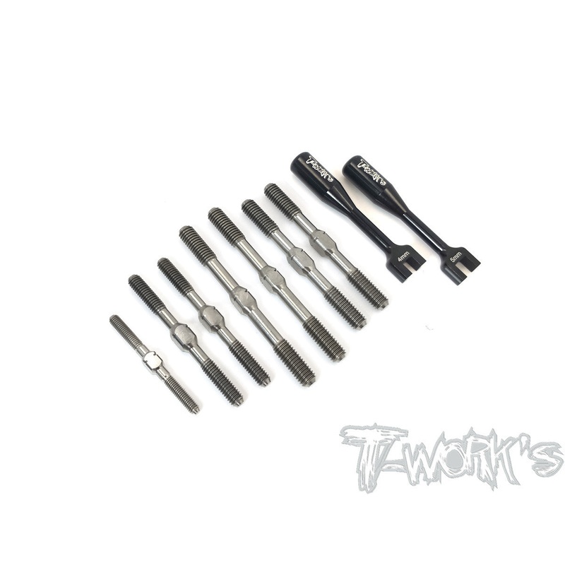 TB-179 64 Titanium Turnbuckle Set ( For Xray XB8 2019 )