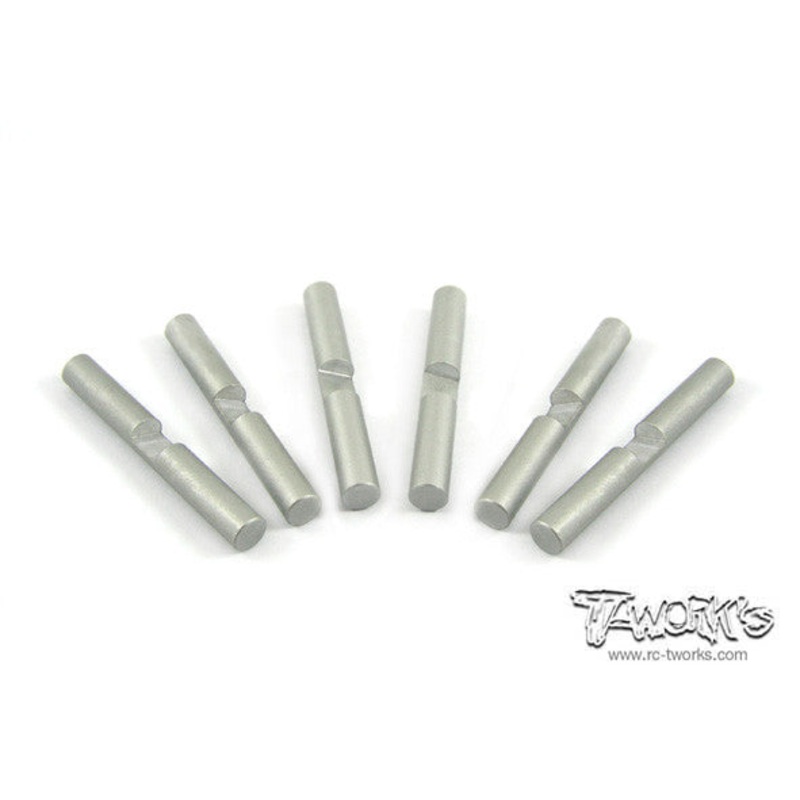 TO-084 Alum. Diff Cross Pin (Hard Coated) 6pcs(For Mugen ,Sworkz,Team Durango?
