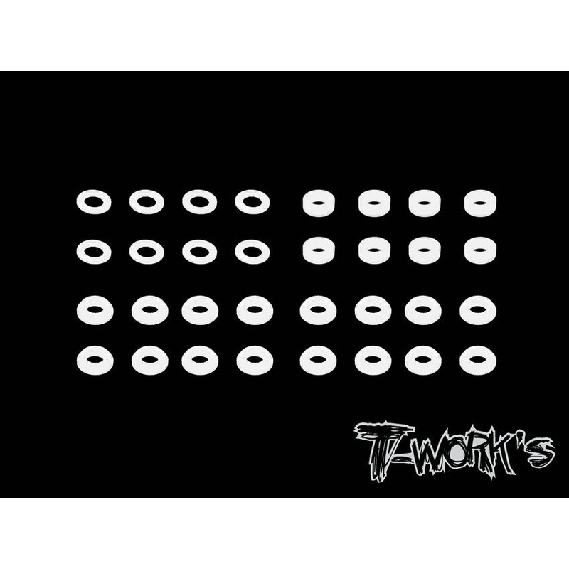 TO-201-B6 POM Shock Shaft Guides ( Team Associated RC10 B5/B5M/B6/B6D ) 2 Set