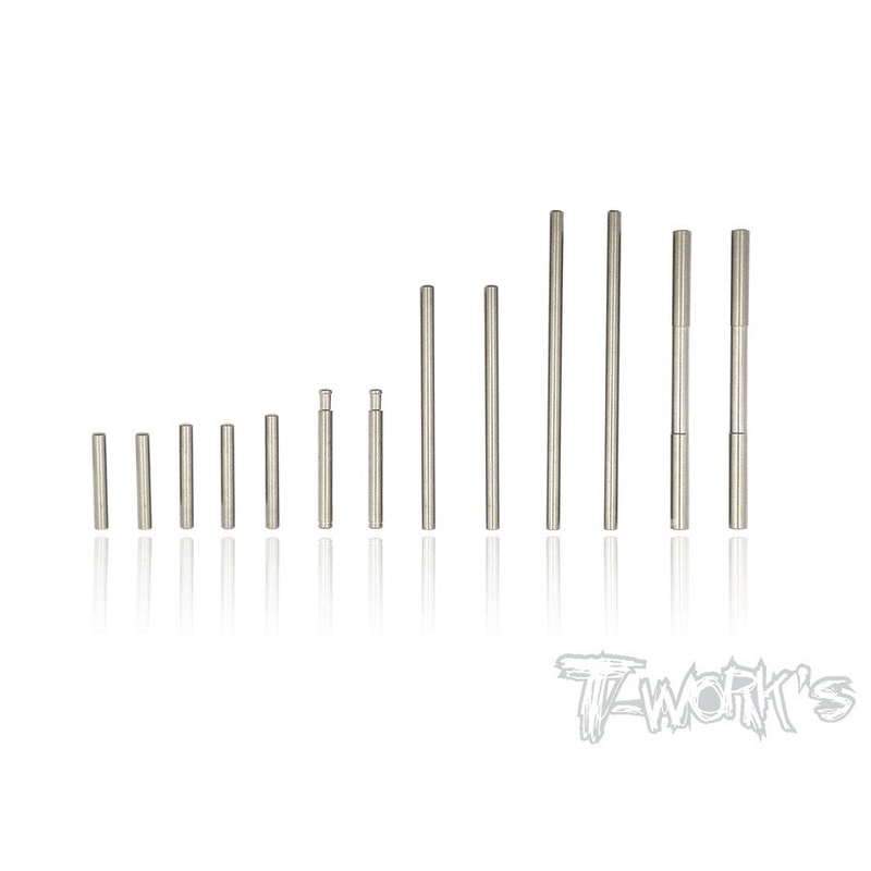 TP-053 64 Titanium Hinge Pin Set ( For Mugen MRX-6/6R )