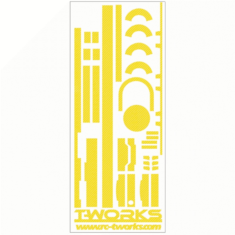 TS-035 3D Graphite Sticker (For KO 3D Extension Unit) 8 Colors