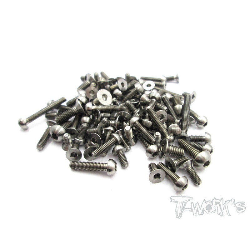 TSS-TC7  64 Titanium Screw set 92pcs.( For Team Associated TC7 )