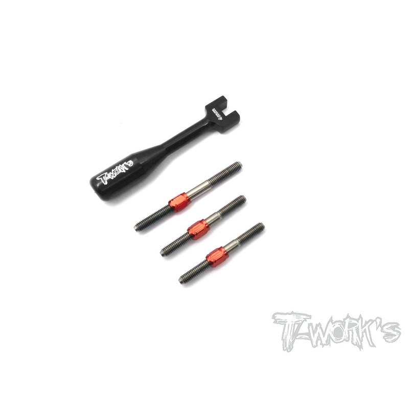TB-130H Hybrid Titanium Turnbuckle Set For Xray X1 2017
