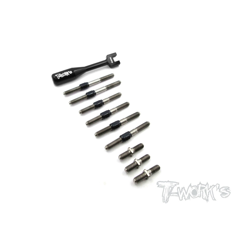 TB-131H  Hybrid Titanium Turnbuckle Set ( For Yokomo BD8 )