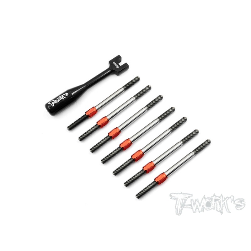 TB-132H Hybrid Titanium Turnbuckle Set ( For Serpent Spyder SDX4 )