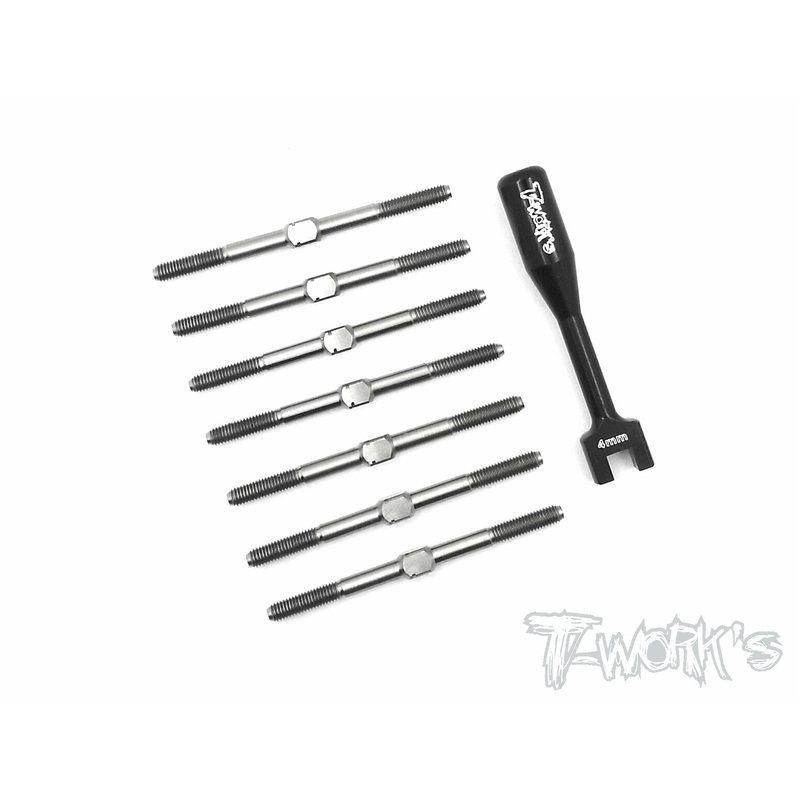 TB-136 64 Titanium Turnbuckle Set ( For Team Associated RC10 B64D )