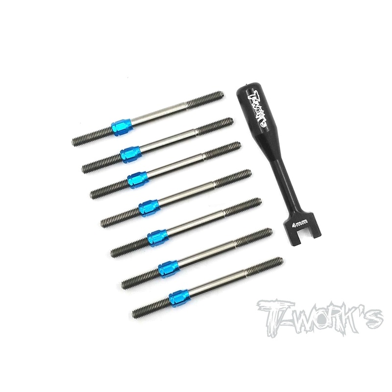 TB-136H Hybrid Titanium Turnbuckle Set ( For Team Associated RC10 B64D )