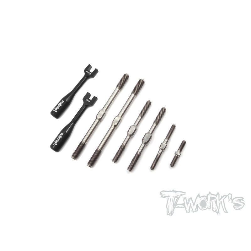 TB-143 64 Titanium Turnbuckle Set ( For Xray GTX 2017 )