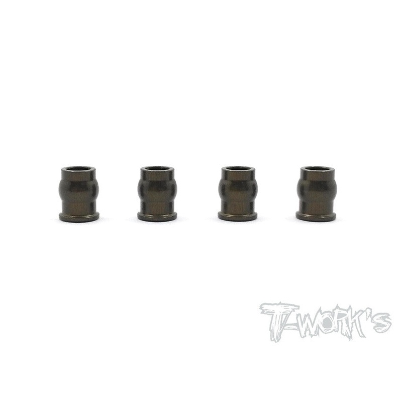 TE-147 7075-T6 Hard Coated Alum.A-Arm Bushing ( For Kyosho RB6 / ZX6 )  4pcs.