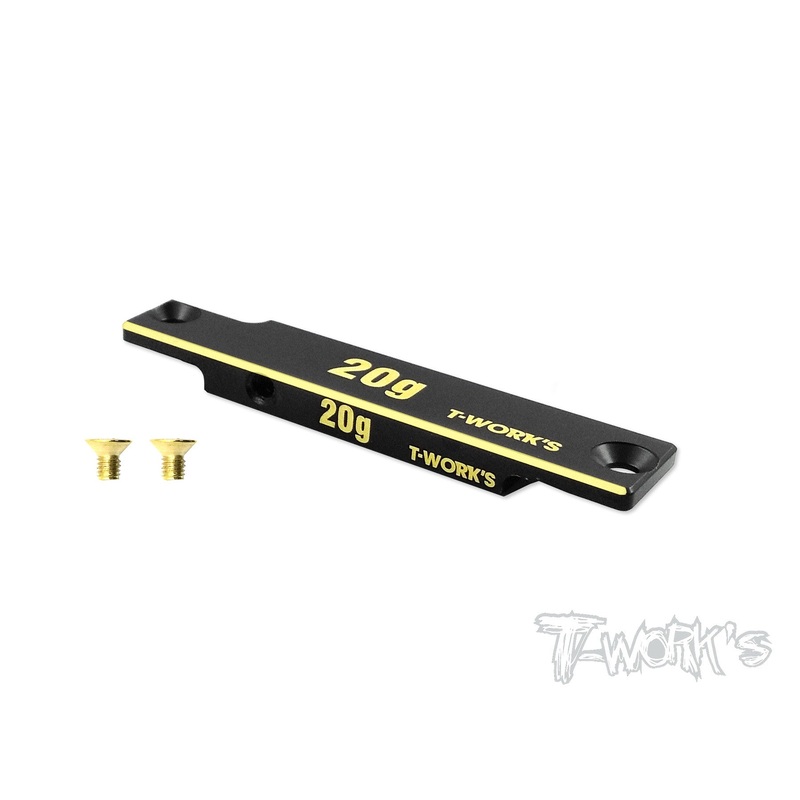 TE-165-E Centre Brass Stiffener Weight 20g. for Yokomo BD8