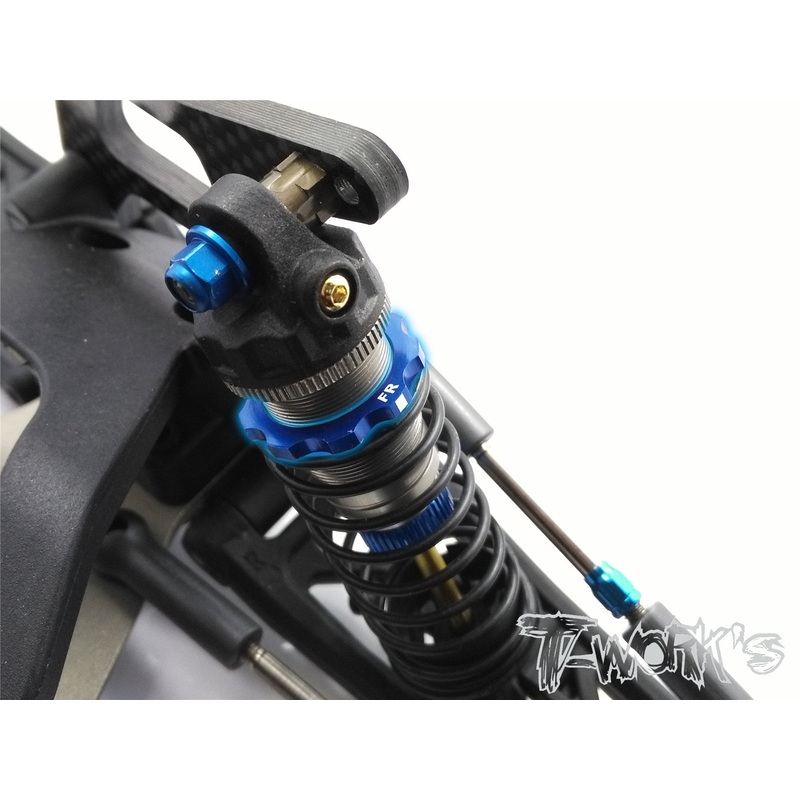 TE-169  Alum. Shock Adjustable Nut With Mark ( For Team Associated RC10 B6/ B6D/ B64/ B64D/B6.1/T6.1 )