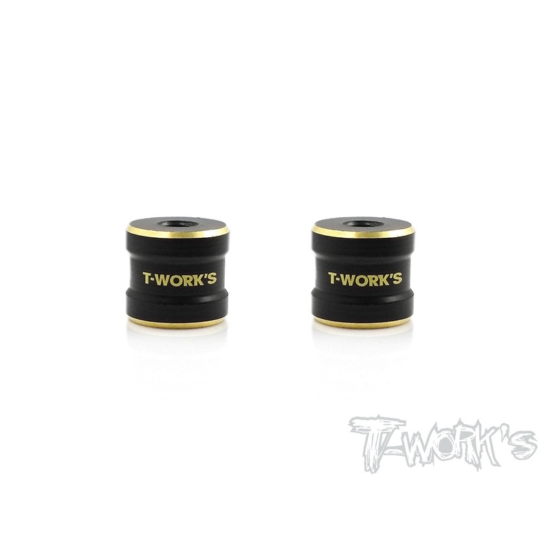 TE-173 Brass Rear Stiffener bushing 3.5g ( For Serpent SDX4 ) 2pcs.