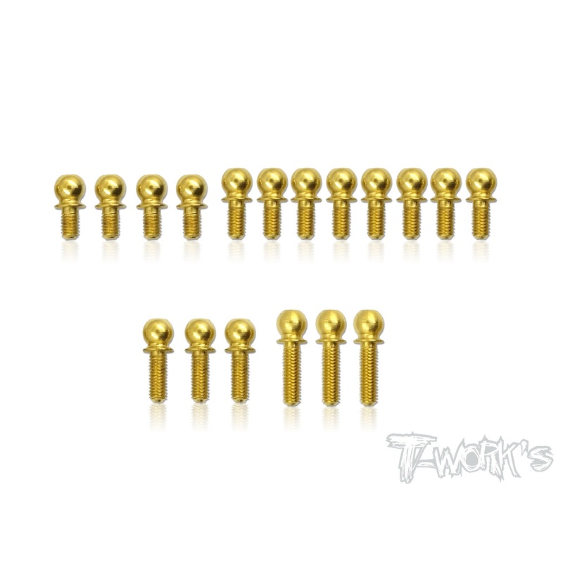 TN-001-T417  Titanium Nitride Ball End set ( For Xray T4'17 )