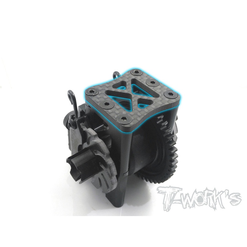 TO-227-C Graphite Center Gearbox Plate ( For JQ Racing The Black Edition )