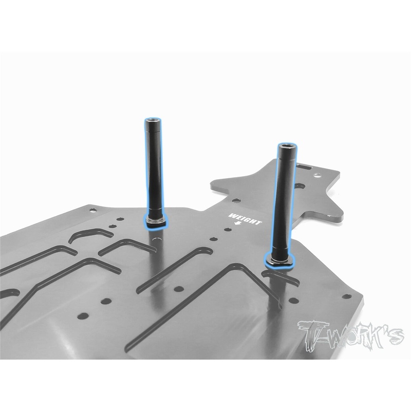 TO-239-K Hard Coated 7075-T6 Alum. Servo Saver Shaft (For Kyosho MP9/ TKI3/ TKI4/ MP9E/ GT3/MP9e EVO/MP10  )