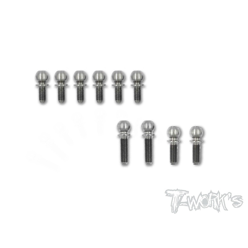 TP-063 64 Titanium Ball End set For Xray X1 2017