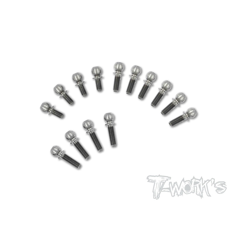 TP-065 64 Titanium Ball End set ( For Xray XB4'17 / XB4'18 )