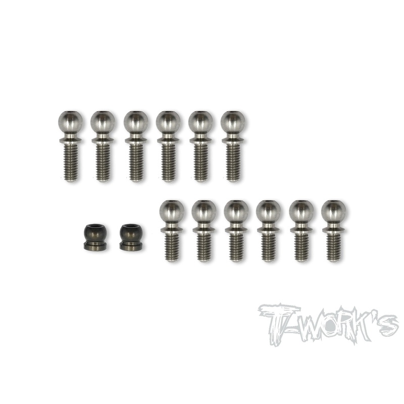 TP-067 64 Titanium Ball End set ( For Serpent Spyder SDX4 )
