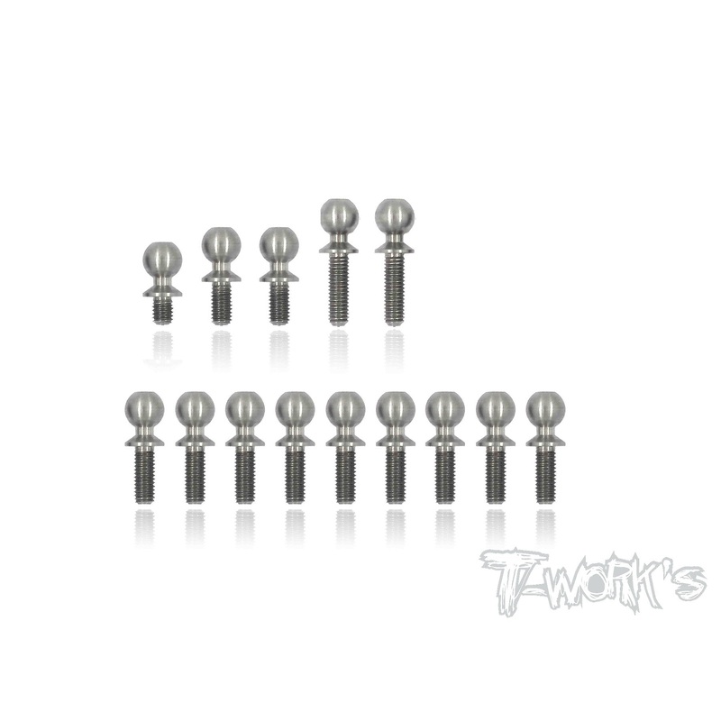 TP-069  64 Titanium Ball End set For Team Associated RC10 B64D