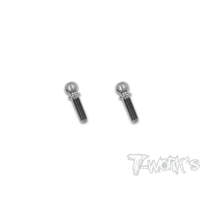 TP-Xray 64 Titanium 4.9x6/8/10mm  Ball End ( For Xray XB4,XB2,X1,XT2,XB8,GTX )2pcs.