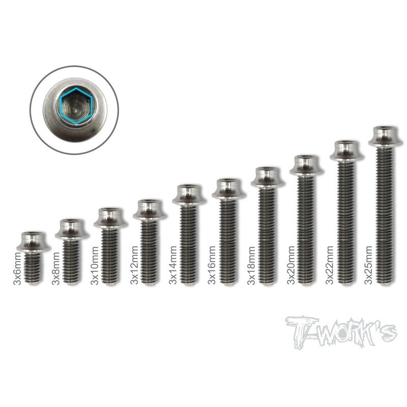 TSS-H  M3 64 Titanium Hex. Socket Head Screw
