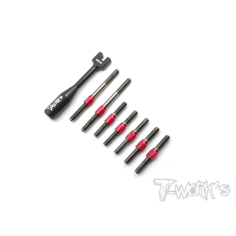TB-146H Hybrid Titanium Turnbuckle Set ( For VBC FF17 )