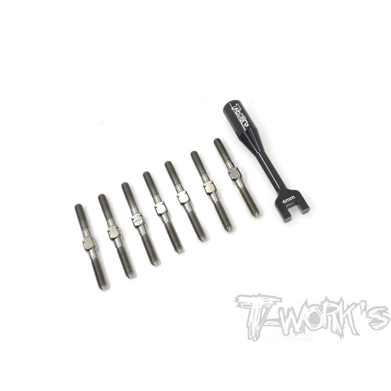 TB-178  64 Titanium Turnbuckle Set ( For PR SB401 TYPE-R  )