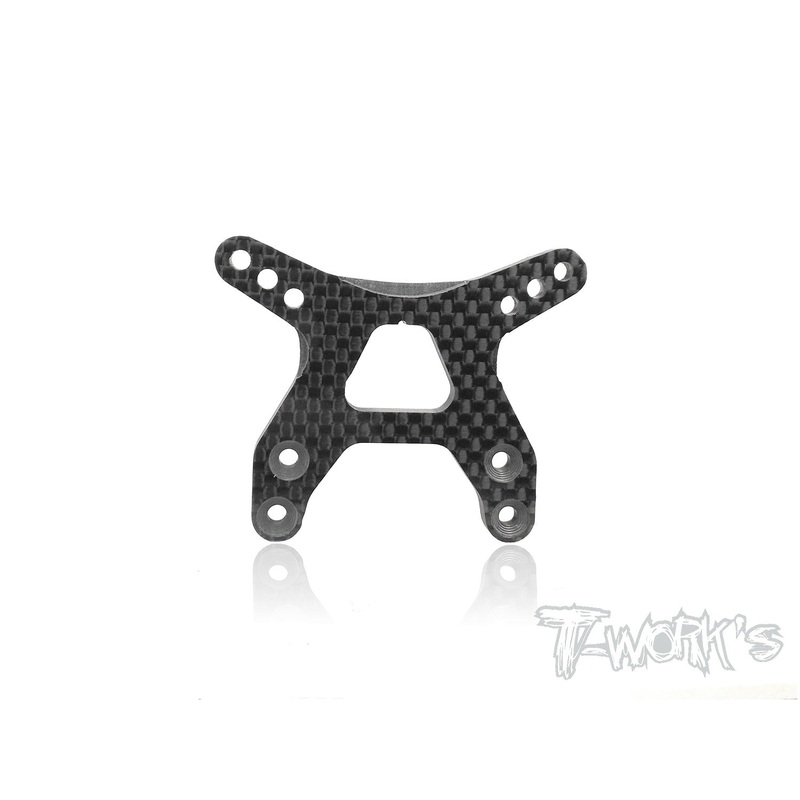 TE-182-B6D Graphite Front Shock Tower ( For Team Associated RC10 B6D )