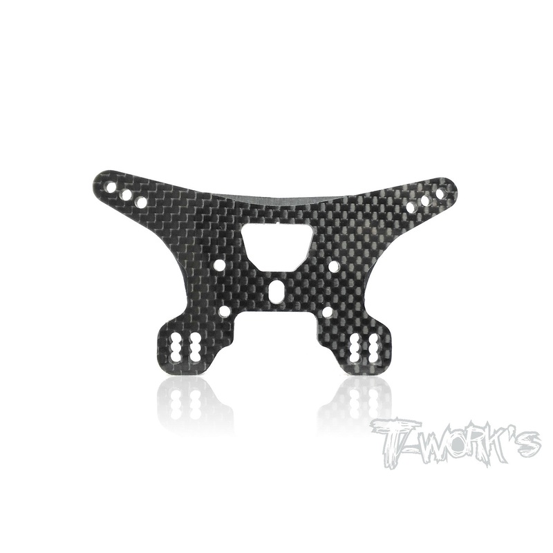 TE-183-B64 Graphite Rear Shock Tower ( For Team Associated RC10 B64/B64D )